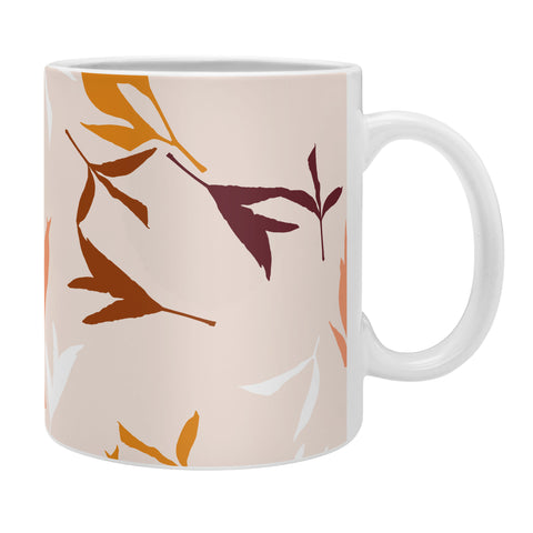 Lisa Argyropoulos Peony Leaf Silhouettes Coffee Mug