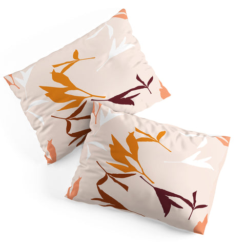 Lisa Argyropoulos Peony Leaf Silhouettes Pillow Shams