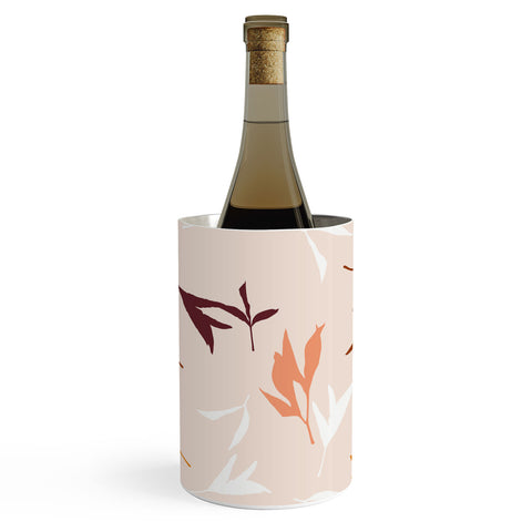 Lisa Argyropoulos Peony Leaf Silhouettes Wine Chiller