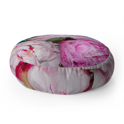 Lisa Argyropoulos Peony Petals Floor Pillow Round