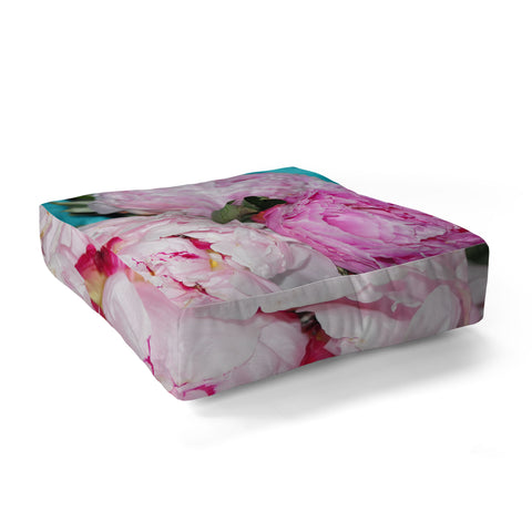 Lisa Argyropoulos Peony Petals Floor Pillow Square