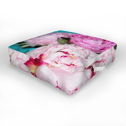 Lisa Argyropoulos Peony Petals Outdoor Floor Cushion