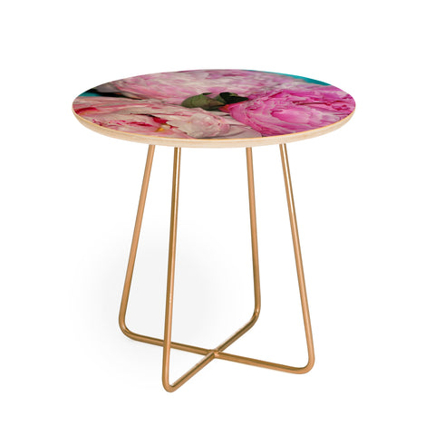 Lisa Argyropoulos Peony Petals Round Side Table