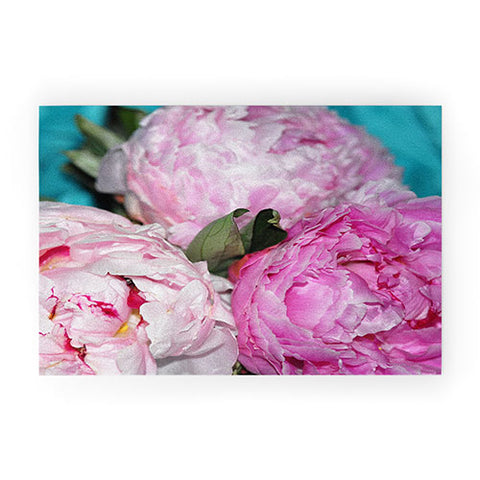 Lisa Argyropoulos Peony Petals Welcome Mat