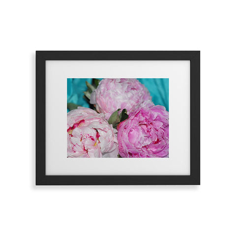 Lisa Argyropoulos Peony Petals Framed Art Print