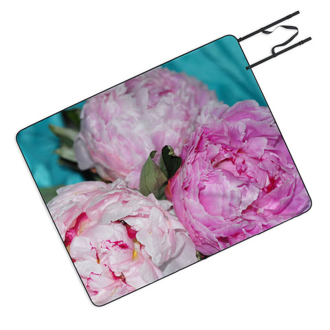 Lisa Argyropoulos Peony Petals Picnic Blanket