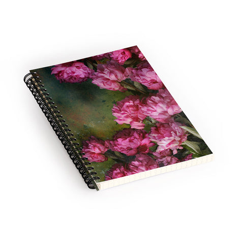 Lisa Argyropoulos Peony Romance Spiral Notebook