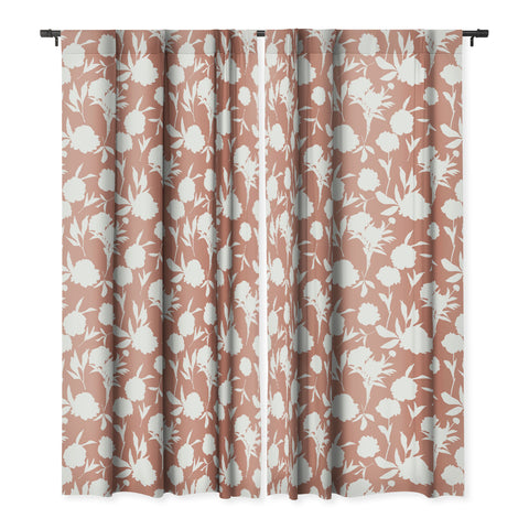 Lisa Argyropoulos Peony Silhouettes Blackout Window Curtain