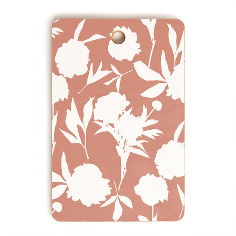 Lisa Argyropoulos Peony Silhouettes Cutting Board Rectangle