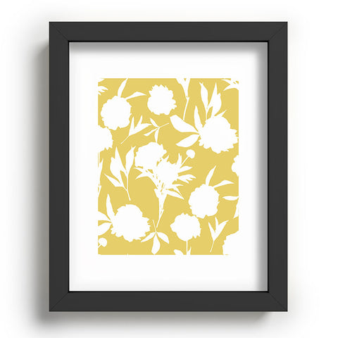 Lisa Argyropoulos Peony Silhouettes Harvest Recessed Framing Rectangle