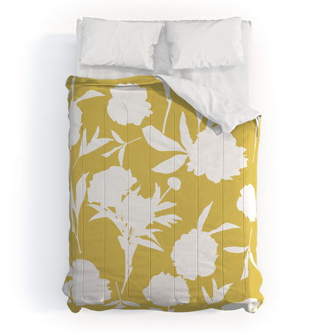 Lisa Argyropoulos Peony Silhouettes Harvest Comforter
