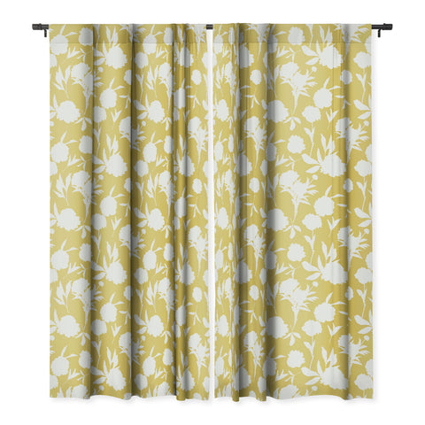 Lisa Argyropoulos Peony Silhouettes Harvest Blackout Window Curtain
