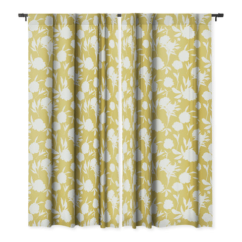 Lisa Argyropoulos Peony Silhouettes Harvest Blackout Window Curtain
