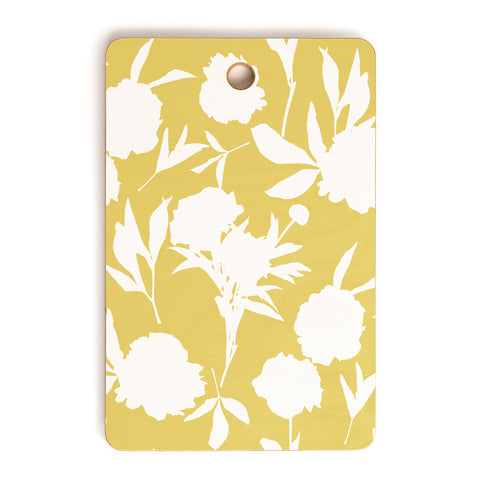 Lisa Argyropoulos Peony Silhouettes Harvest Cutting Board Rectangle