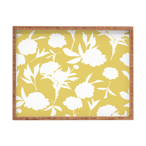 Lisa Argyropoulos Peony Silhouettes Harvest Rectangular Tray