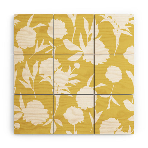 Lisa Argyropoulos Peony Silhouettes Harvest Wood Wall Mural