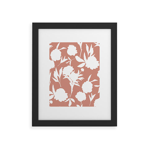 Lisa Argyropoulos Peony Silhouettes Framed Art Print