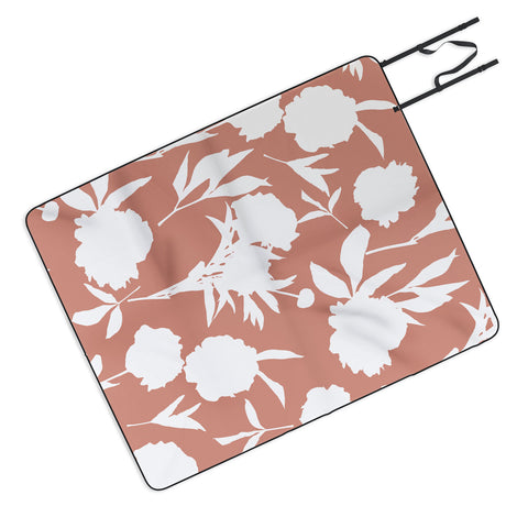 Lisa Argyropoulos Peony Silhouettes Picnic Blanket