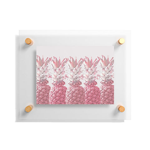 Lisa Argyropoulos Pineapple Blush Jungle Floating Acrylic Print