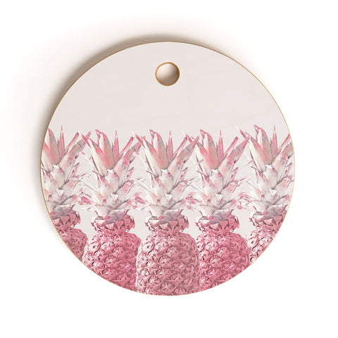 Lisa Argyropoulos Pineapple Blush Jungle Cutting Board Round