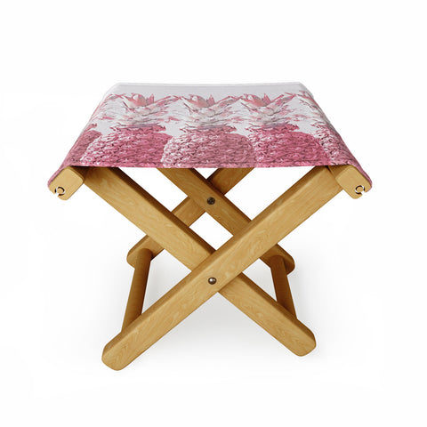 Lisa Argyropoulos Pineapple Blush Jungle Folding Stool