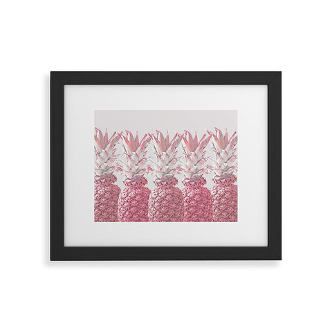 Lisa Argyropoulos Pineapple Blush Jungle Framed Art Print