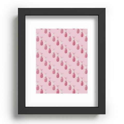 Lisa Argyropoulos Pineapple Blush Rose Recessed Framing Rectangle