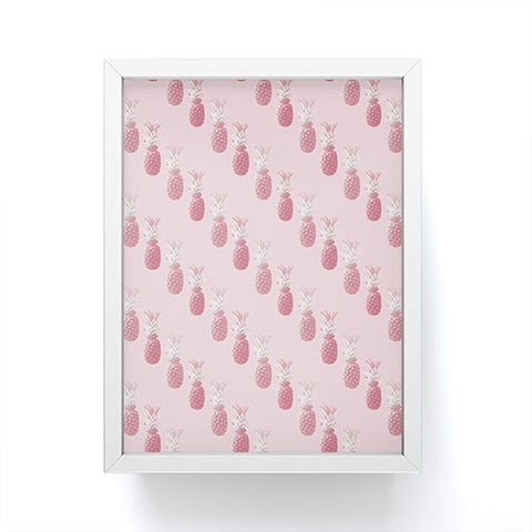 Lisa Argyropoulos Pineapple Blush Rose Framed Mini Art Print