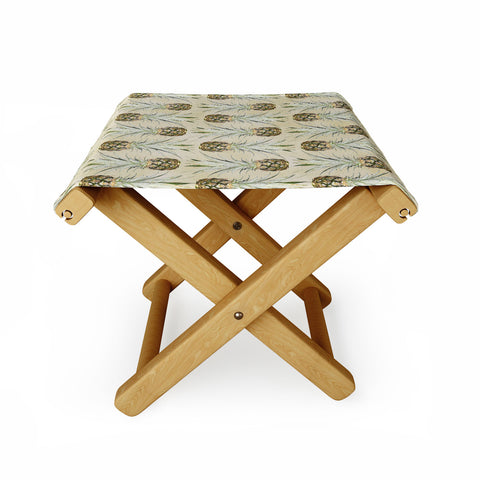 Lisa Argyropoulos Pineapple Jungle Earthy Folding Stool