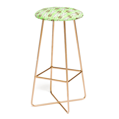 Lisa Argyropoulos Pineapple Jungle Green Bar Stool