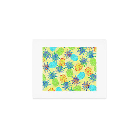 Lisa Argyropoulos Pineapple Pandemonium Yellow Art Print