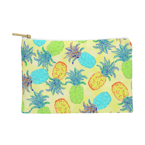 Lisa Argyropoulos Pineapple Pandemonium Yellow Pouch