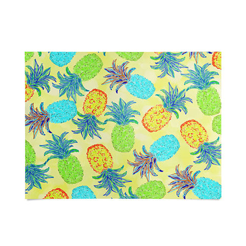 Lisa Argyropoulos Pineapple Pandemonium Yellow Poster