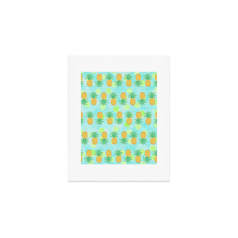 Lisa Argyropoulos Pineapples And Polka Dots Art Print
