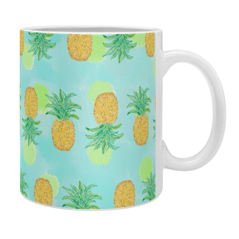 Lisa Argyropoulos Pineapples And Polka Dots Coffee Mug