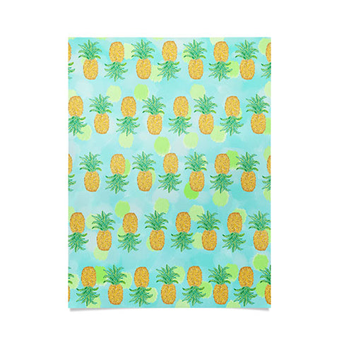 Lisa Argyropoulos Pineapples And Polka Dots Poster