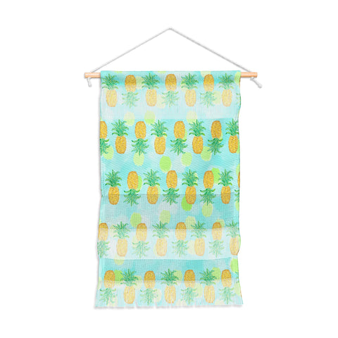 Lisa Argyropoulos Pineapples And Polka Dots Wall Hanging Portrait