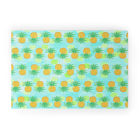 Lisa Argyropoulos Pineapples And Polka Dots Welcome Mat