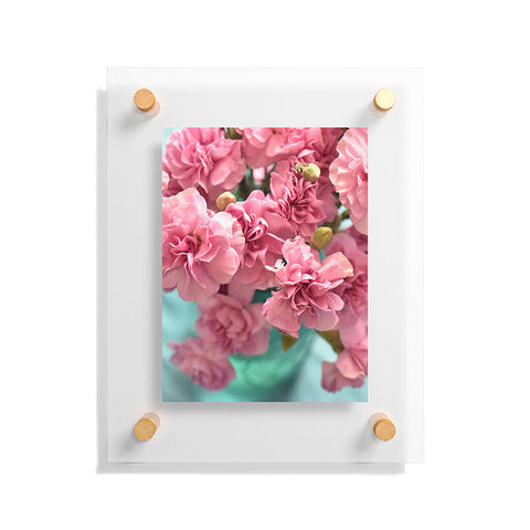 Lisa Argyropoulos Pink Carnations Floating Acrylic Print