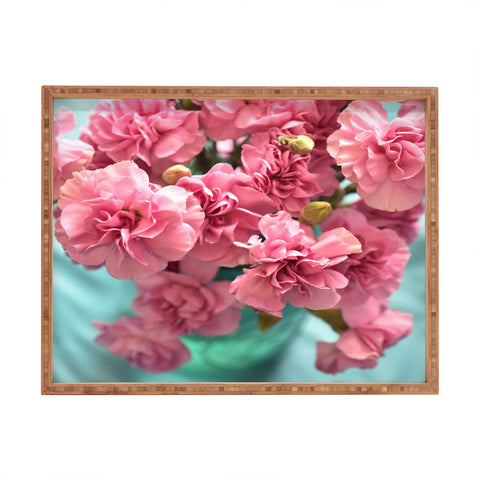 Lisa Argyropoulos Pink Carnations Rectangular Tray