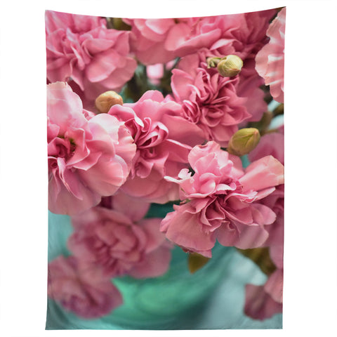 Lisa Argyropoulos Pink Carnations Tapestry