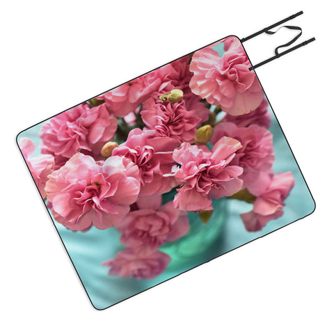 Lisa Argyropoulos Pink Carnations Picnic Blanket