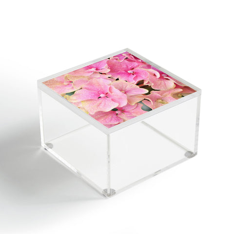 Lisa Argyropoulos Pink Hydrangeas Acrylic Box