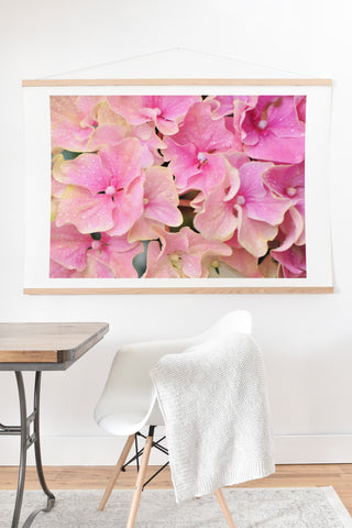 Lisa Argyropoulos Pink Hydrangeas Art Print And Hanger
