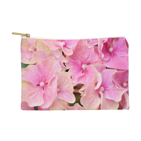 Lisa Argyropoulos Pink Hydrangeas Pouch