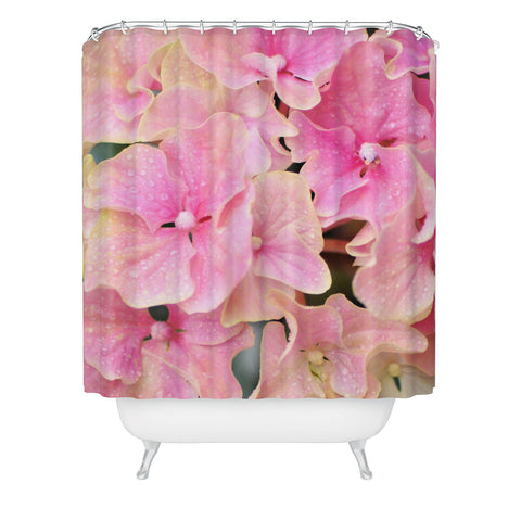 Lisa Argyropoulos Pink Hydrangeas Shower Curtain