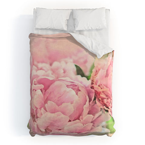 Lisa Argyropoulos Pink Peonies Duvet Cover