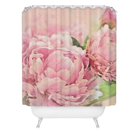 Lisa Argyropoulos Pink Peonies Shower Curtain
