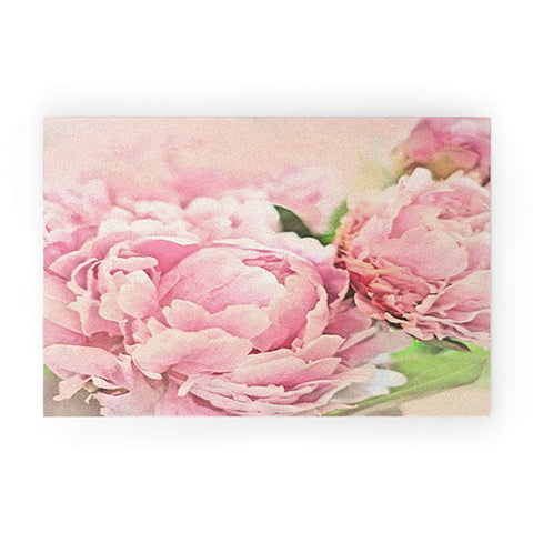Lisa Argyropoulos Pink Peonies Welcome Mat