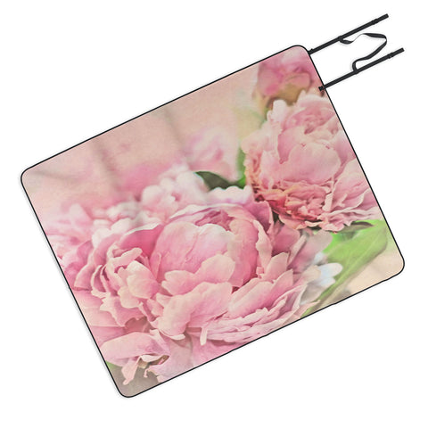 Lisa Argyropoulos Pink Peonies Picnic Blanket